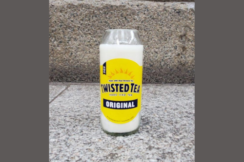 LiquorWicks' new Twisted Tea Hard Iced Tea Bottle Candle - Liquor Wicks™